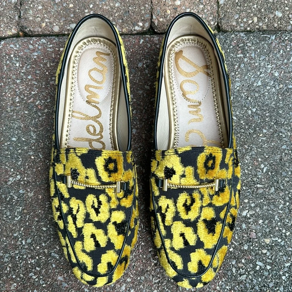 Leopard Loafers Black Yellow - Picture 7 of 10